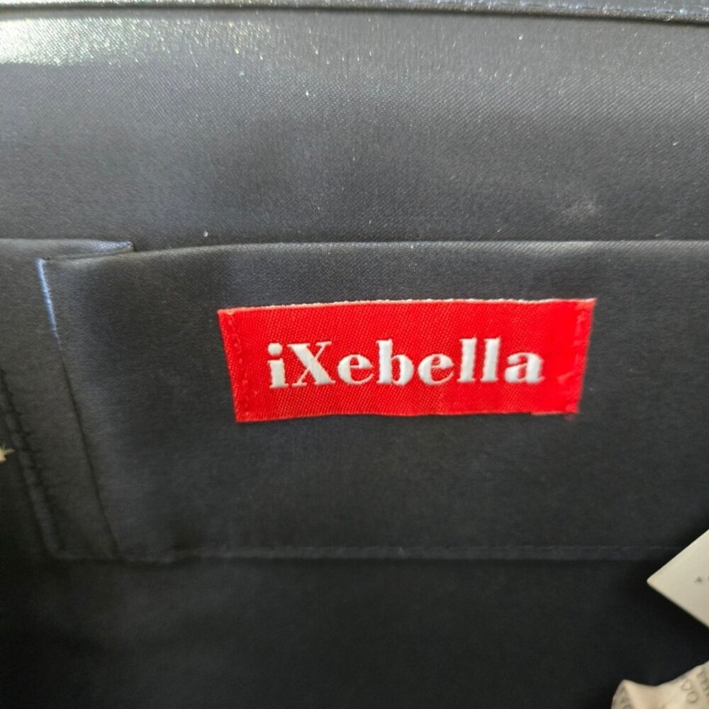 Sapphire Blue Shimmering Satin Evening Bag Bow Flap Clutch Purse Formal Wedding - Picture 8 of 9